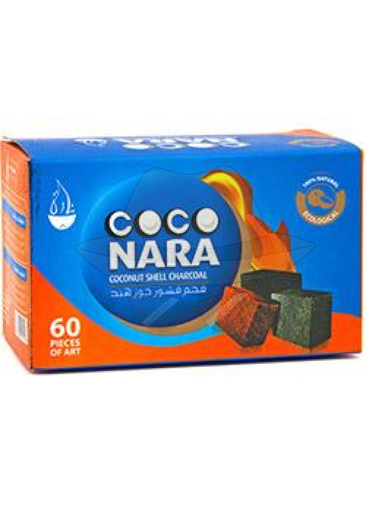 Coco Nara Natural Hookah Coals (60 FLAT Pieces)