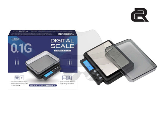 CR DIGITAL SCALE
 AV1000 – BLACK Digital Scale