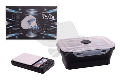 CR DIGITAL SCALE
 AD100 - 0.01G w/ Silicone Box