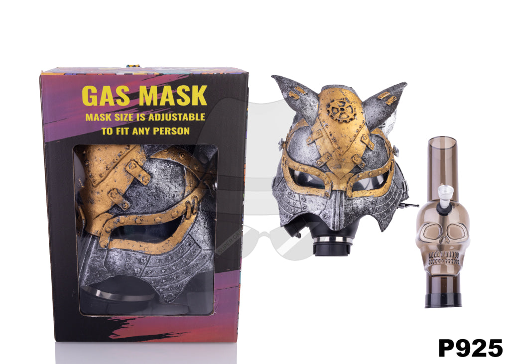Crazy Face Gas Mask Pipe