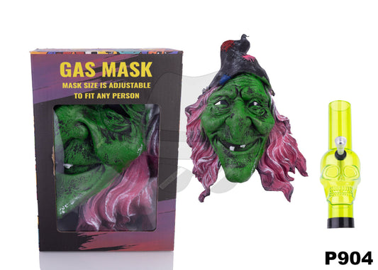 Crazy Face Gas Mask Pipe