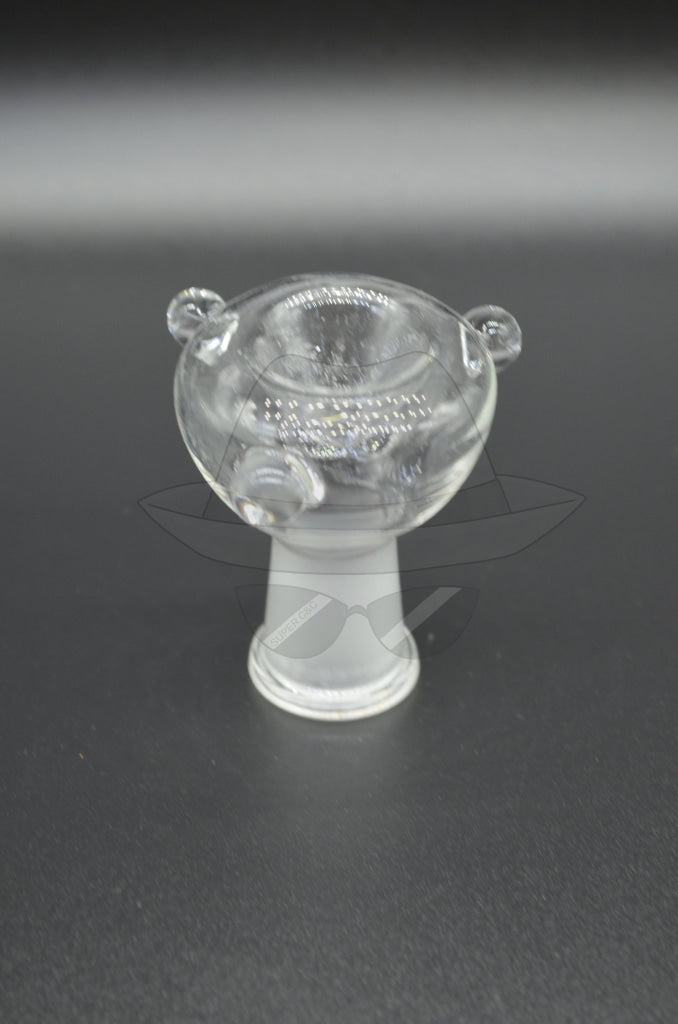 D007-Clear Dry 14 Female GLASS BOWL