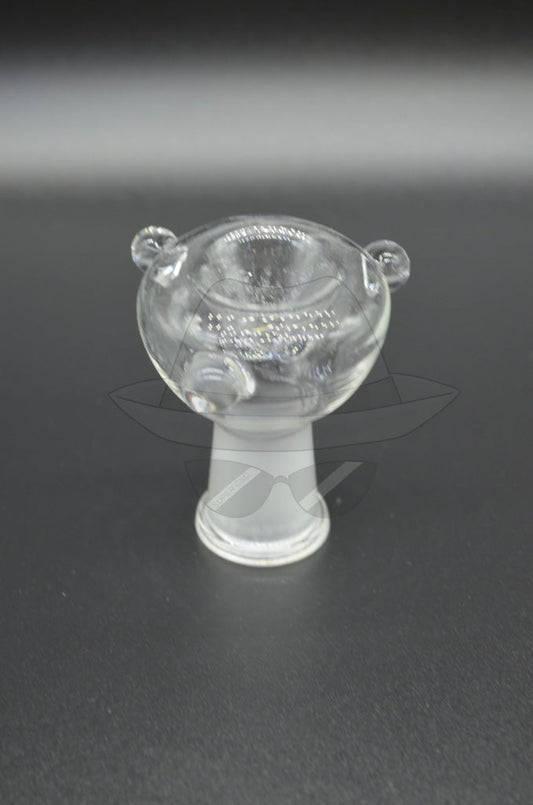 D007-Clear Dry 14 Female GLASS BOWL