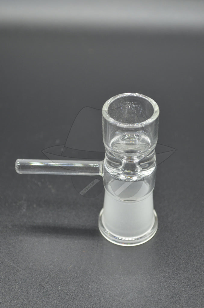 D034-CLEAR 18 FEMALE WITH HANDLE GLASS BOWL