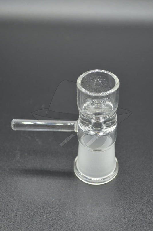 D034-CLEAR 18 FEMALE WITH HANDLE GLASS BOWL