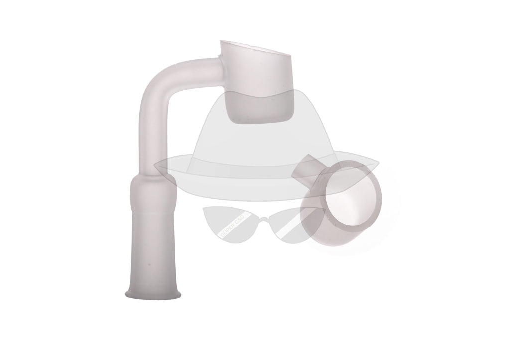D096-10 Female Frosted Glass Banger