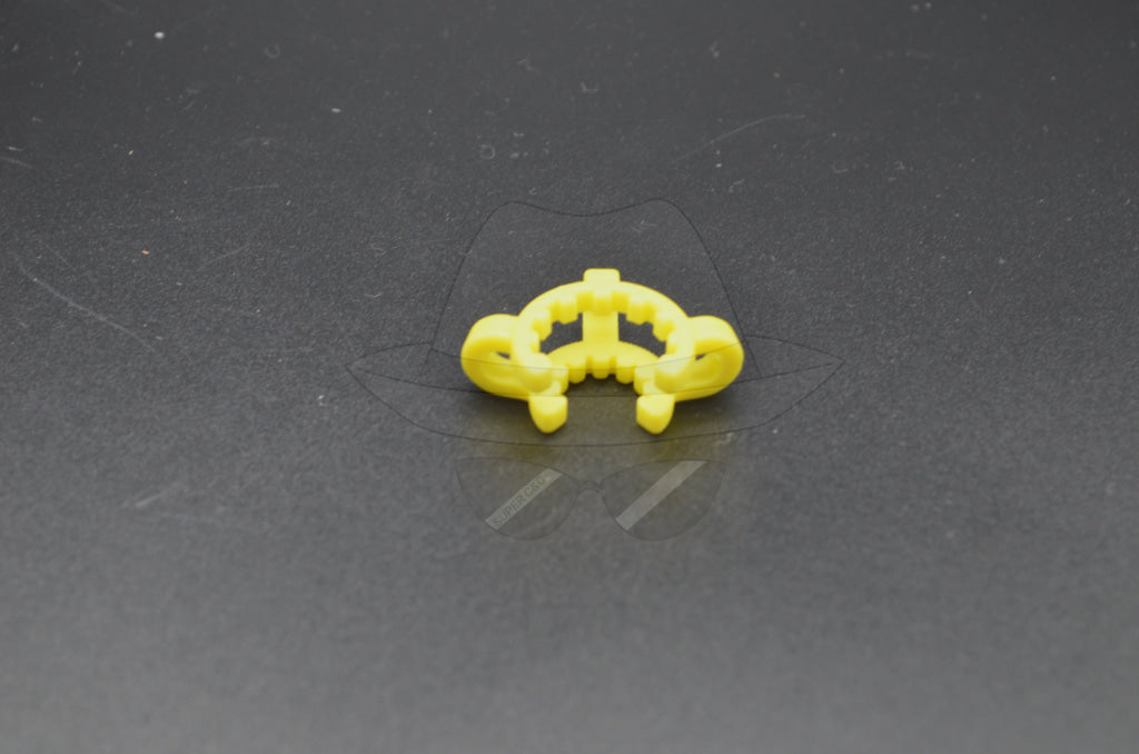 D200-14 YELLOW GLASS ON GLASS SECURE CLIP