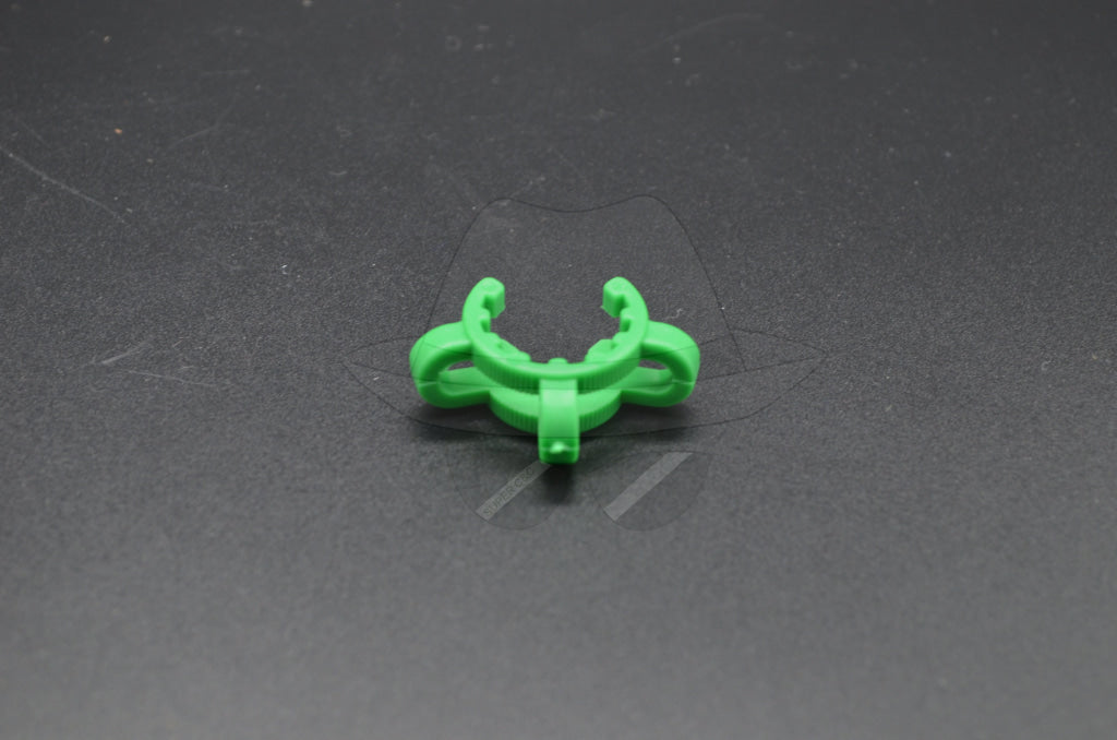D201-14 GREEN GLASS ON GLASS SECURE CLIP