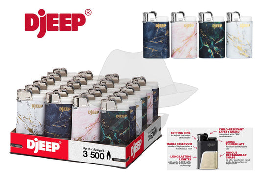 DJEEP ELGANT POCKET LIGHTERS-24ct