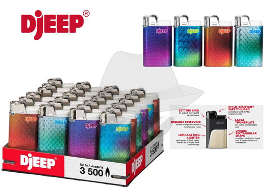 DJEEP LIMITED EDITION POCKET LIGHTERS-24ct