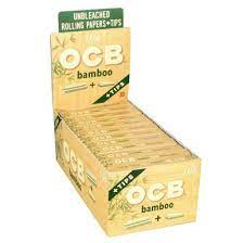 ocb bamboo 11 4 rolling paper 24ct
