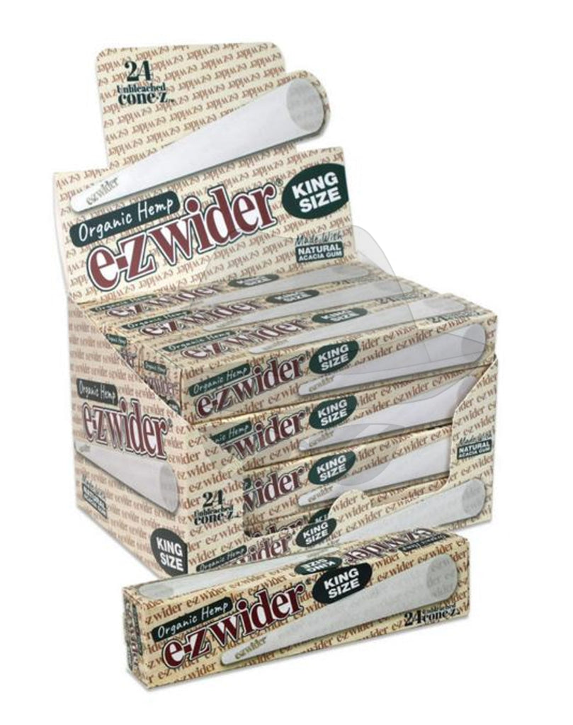 E-Z Wider Organic Cones - 24ct - King Size