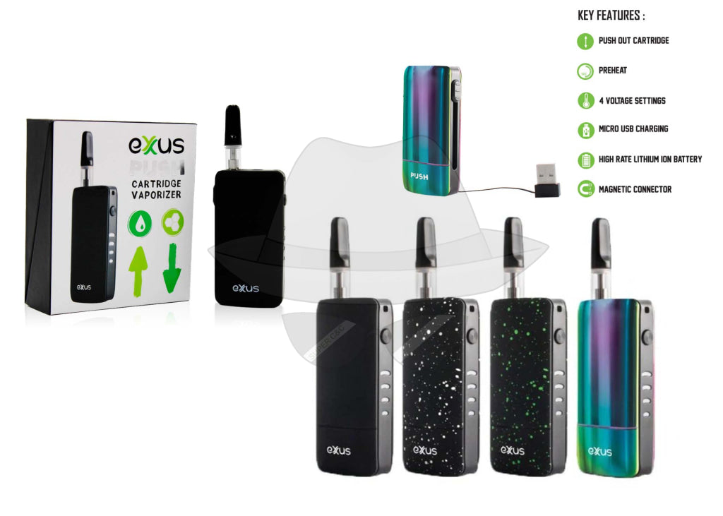 Exxus Push Cartridge Vaporizer by Exxus Vape