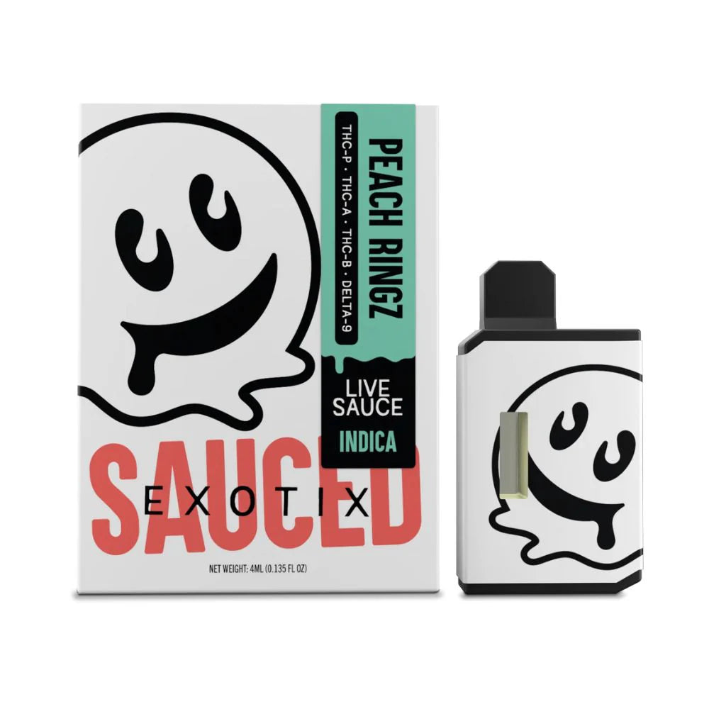 Half Baked Sauced Exotix 4G Live Sauce THC Vape