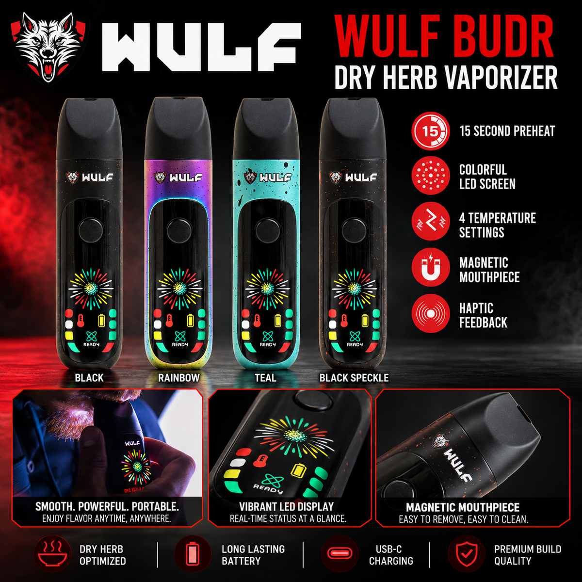 WULF BUDR WAX VAPORIZER