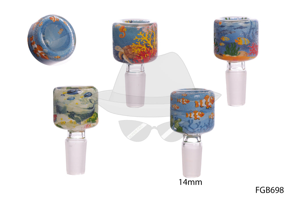 FGB698 14" US CANDY FISH DESIGN BBOWL