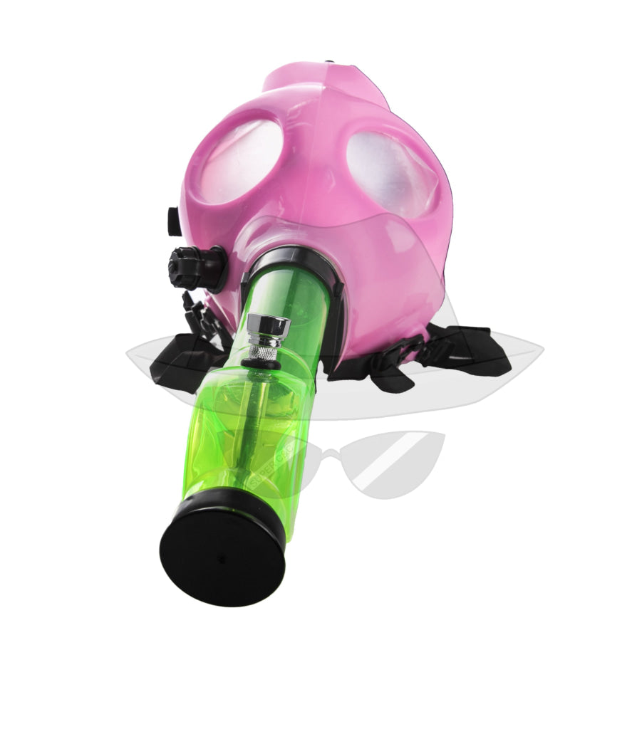 Gas Mask Water Pipe assorted color