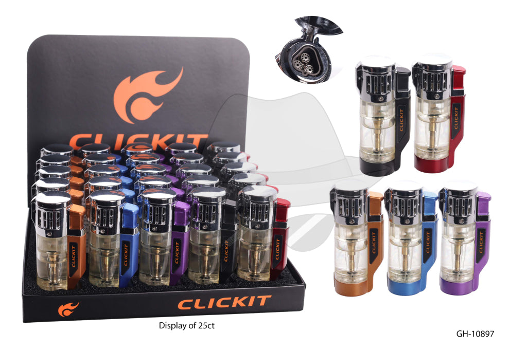 GH-10897 Clickit Torch Lighter -25ct