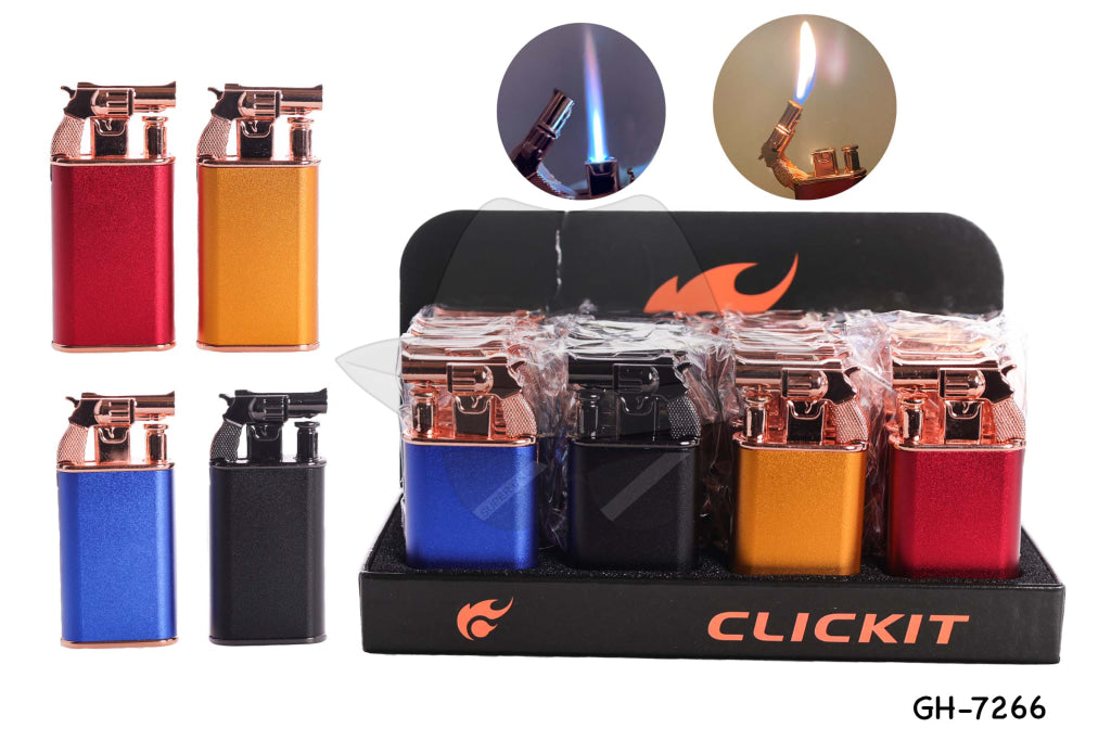 GH-7266 Single Torch&Flame Lighter-20ct