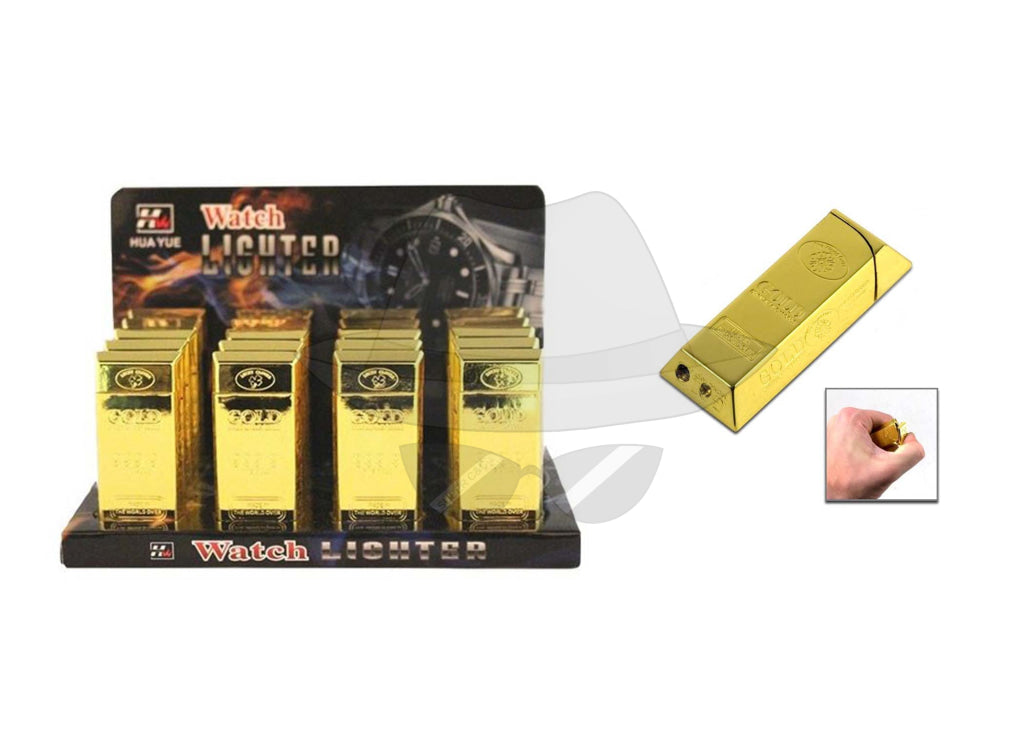 GH10055 Gold Bar Windproof Lighter  20pcs