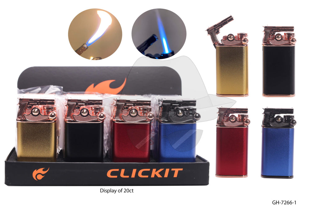 GH7266-1 Clickit Lighter&Torch-20ct