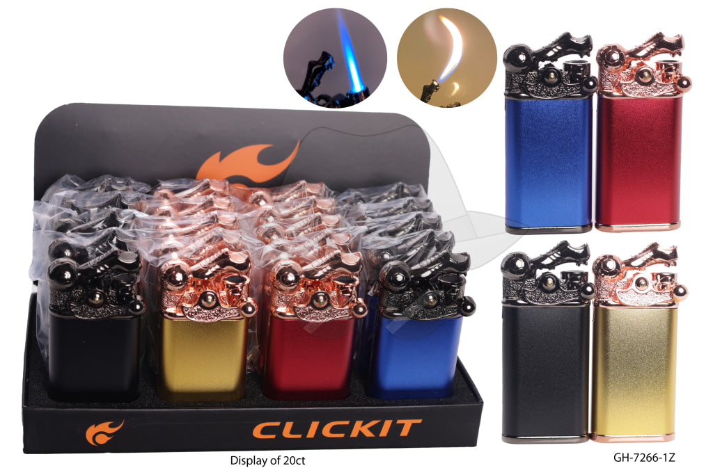 GH7266-1Z Clickit Soccer Ball Torch&Flame 2in1 -20ct