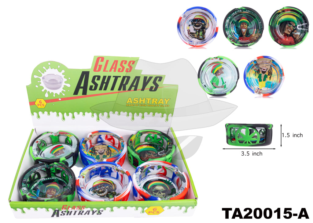 GLASS ASHTRAY TA20015