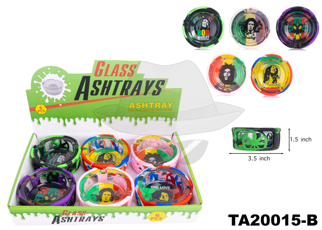 GLASS ASHTRAY TA20015