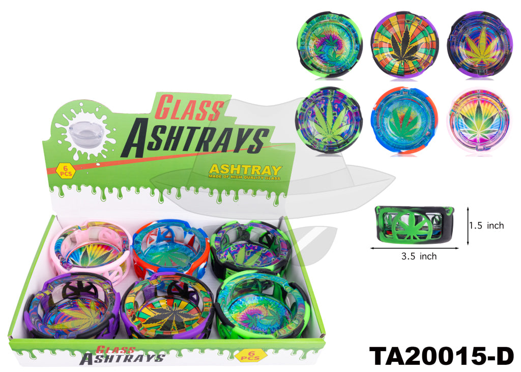 GLASS ASHTRAY TA20015