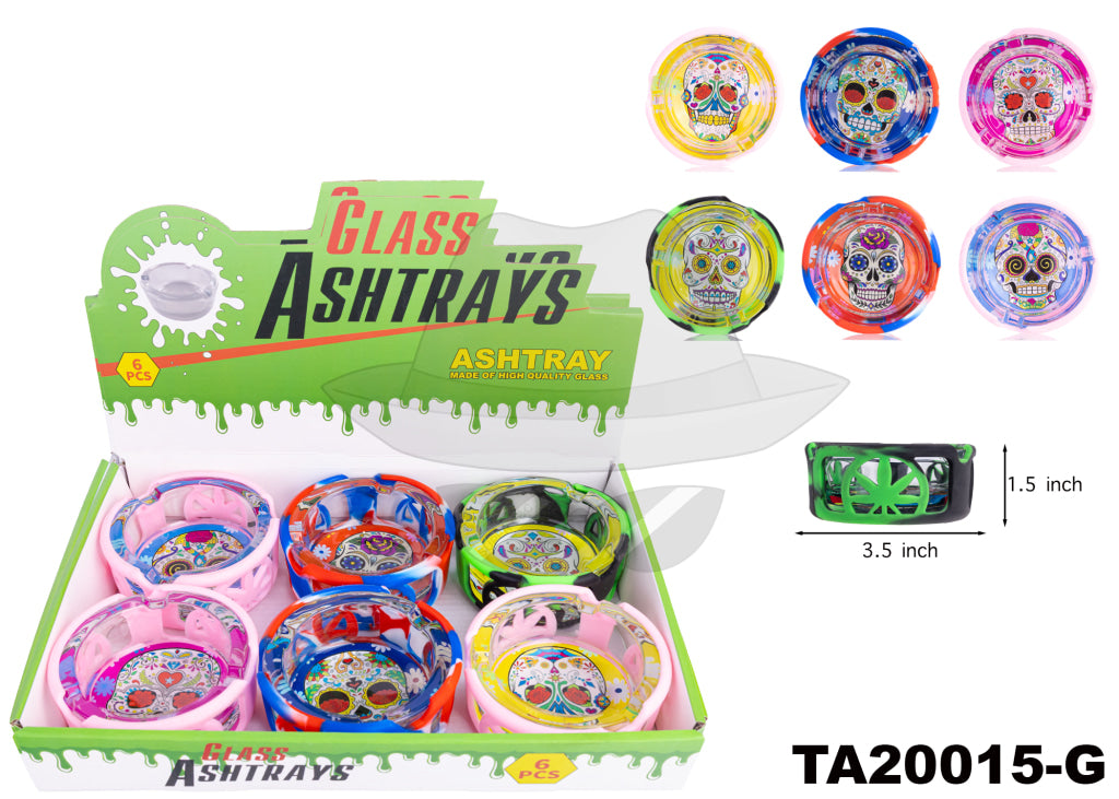 GLASS ASHTRAY TA20015