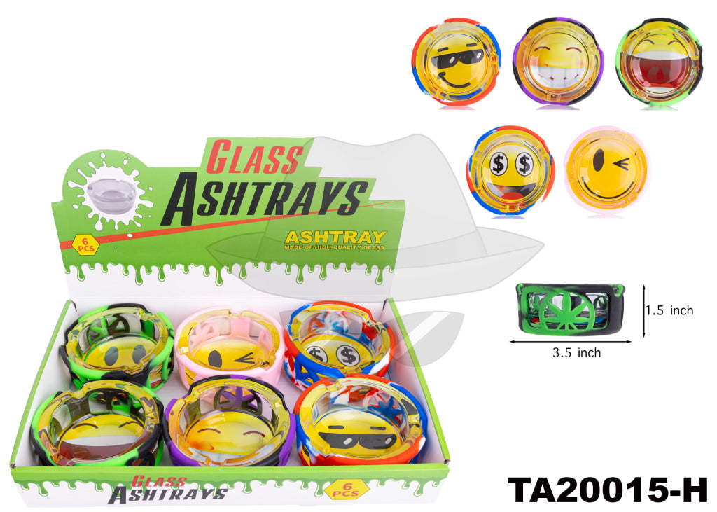 GLASS ASHTRAY TA20015