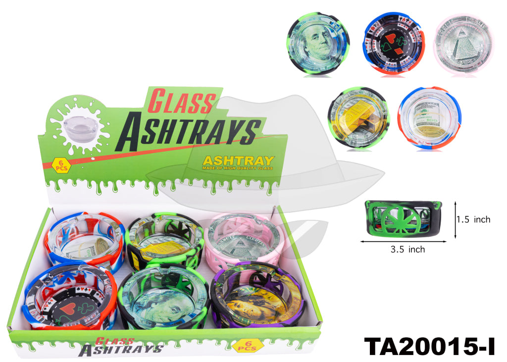 GLASS ASHTRAY TA20015