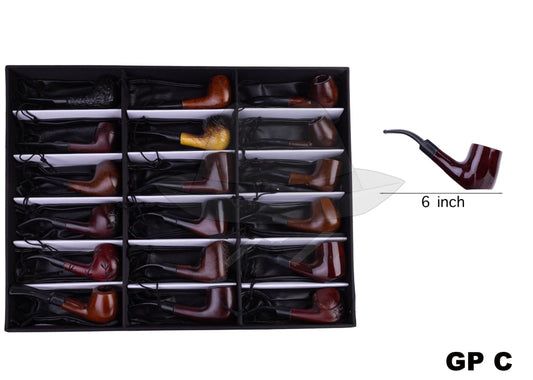 GP C Wood Pipe Collection Set-18ct