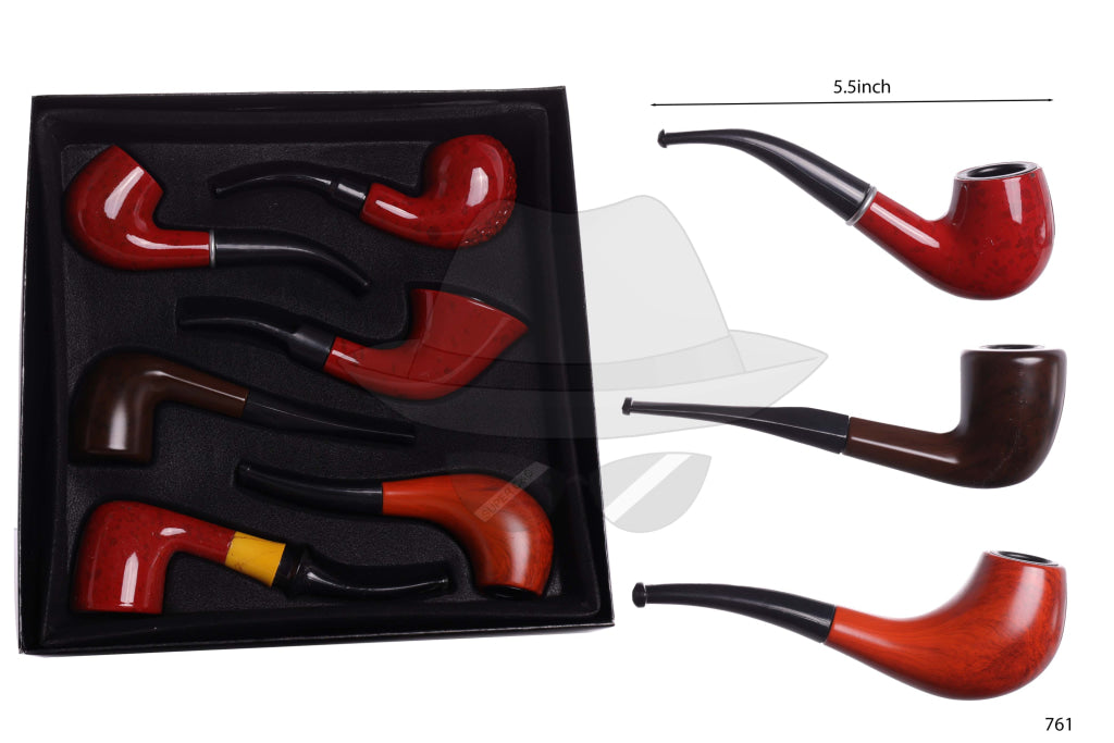 GP761 Wood Pipe-6ct