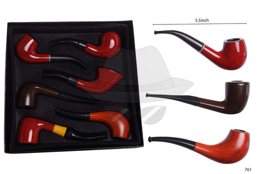 GP761 Wood Pipe-6ct