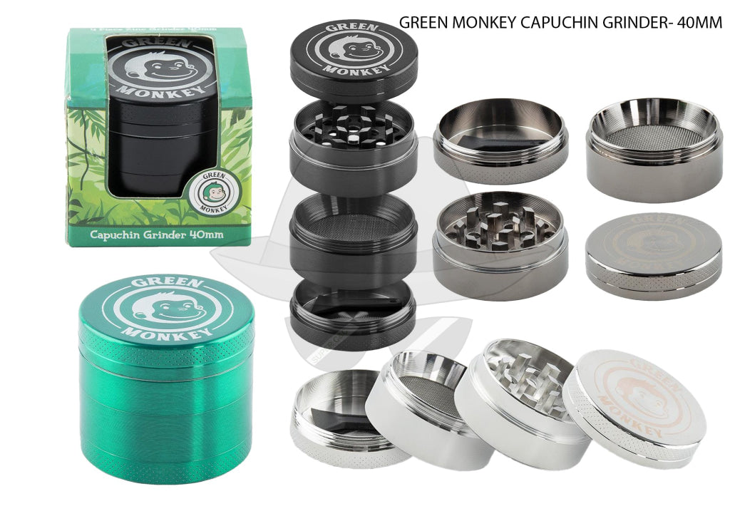 GREEN MONKEY GRINDER - CAPUCHIN - 40MM