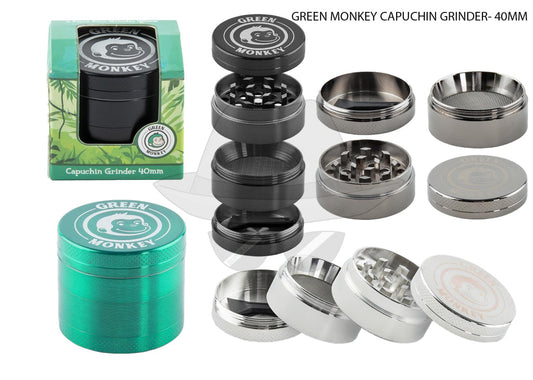 GREEN MONKEY GRINDER - CAPUCHIN - 40MM