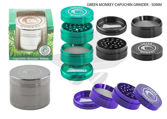 GREEN MONKEY GRINDER - CAPUCHIN - 50MM