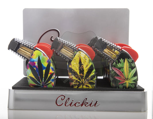 GT016B CLICKIT LEAF TORCH DISPLAY OF15PC