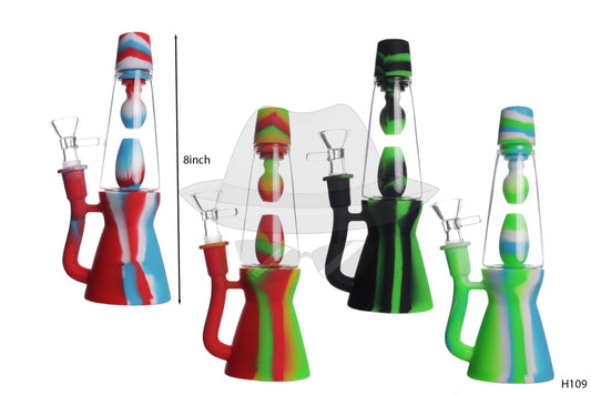 H109 Lava Silicone Water Pipe