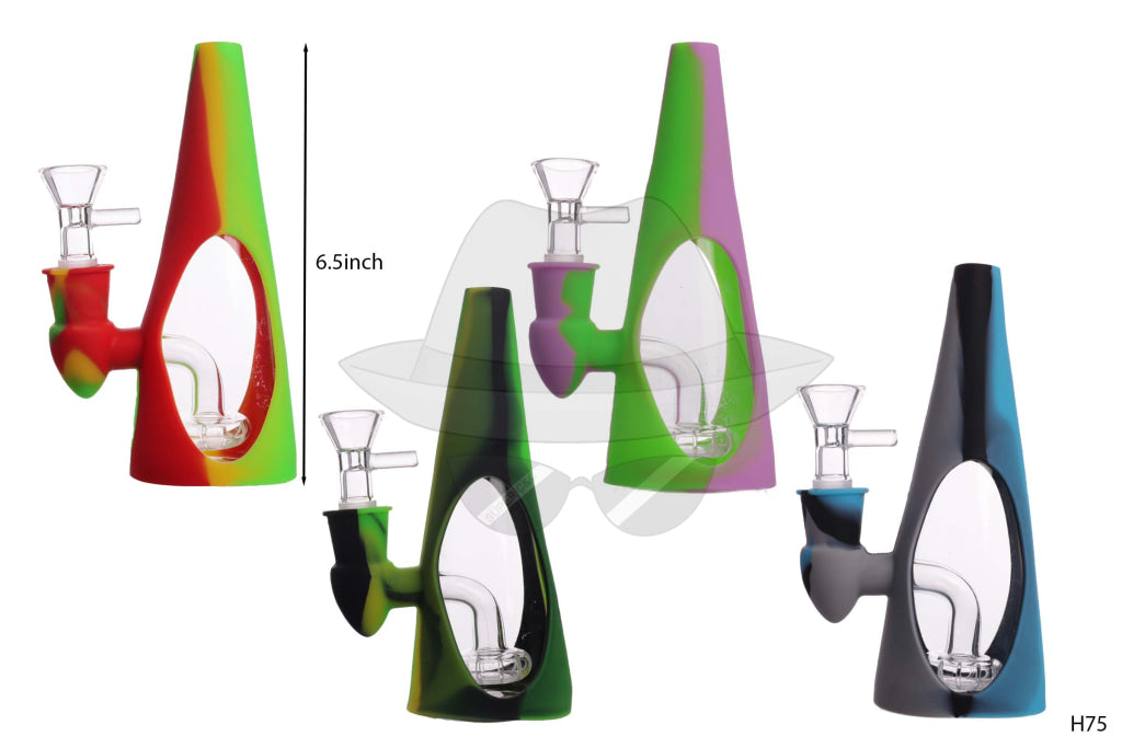H75 Cone Silicone Water Pipe
