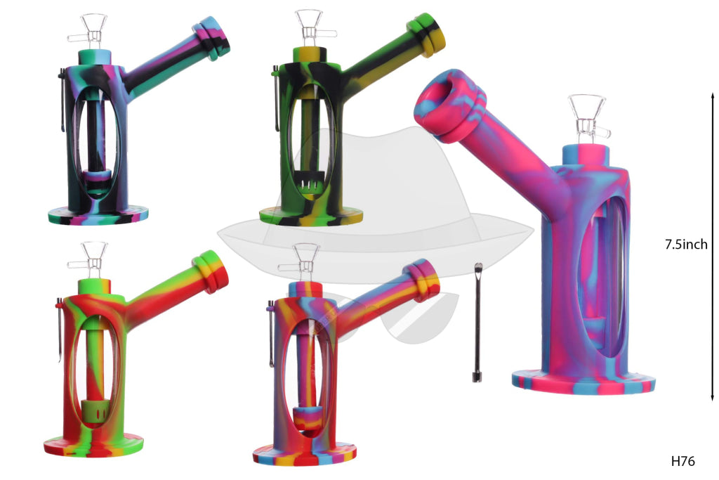 H76 Dab Rig Silicone Water Pipe