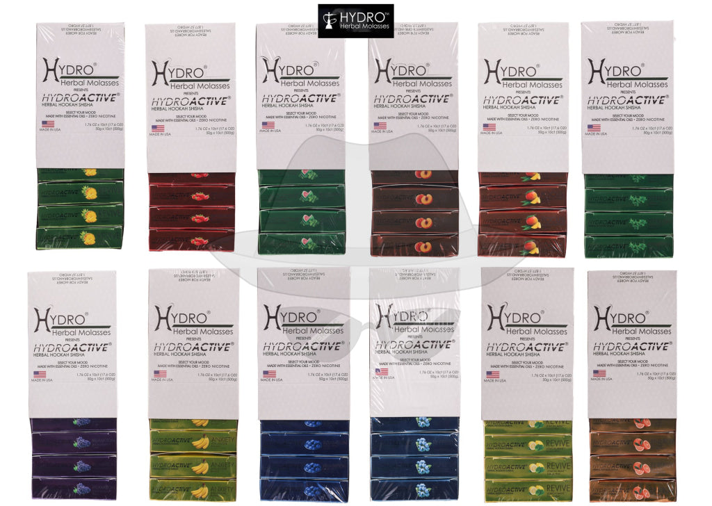 HydroActive® Herbal Shisha 50g Carton ( 10 Retail Units)