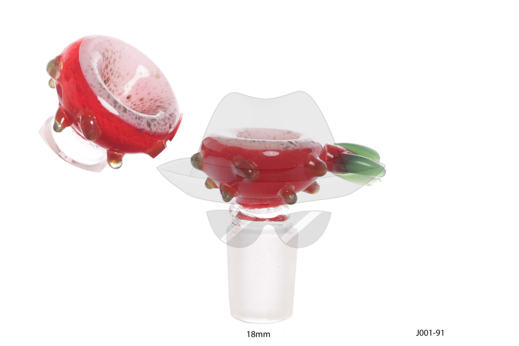 J001-91 18" Male Fruit Glass Bowl