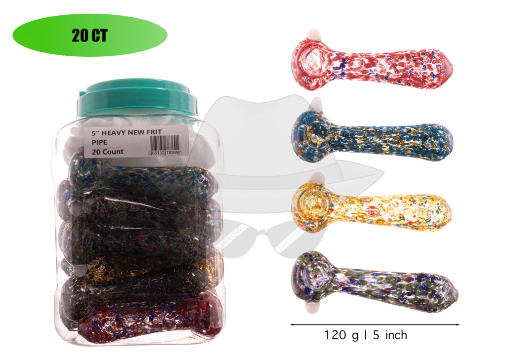 Jar of 20ct Color Tube Hand Pipe