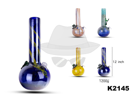 K2145 12 INCH SOFTGLASS WATER PIPE
