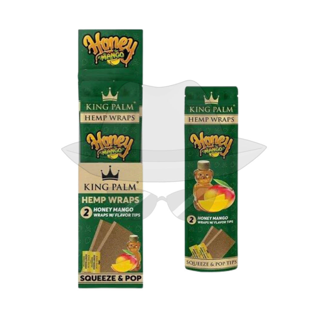 KING PALM 2PK HEMP WRAPS 15CT DISPLAY