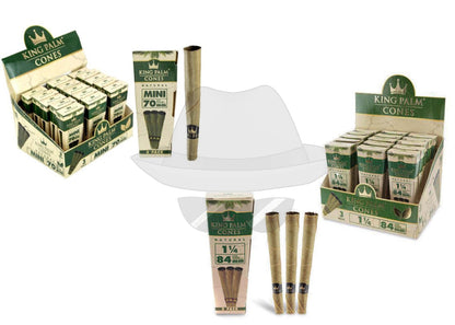 King Palm cones 84mm/70mm -15ct