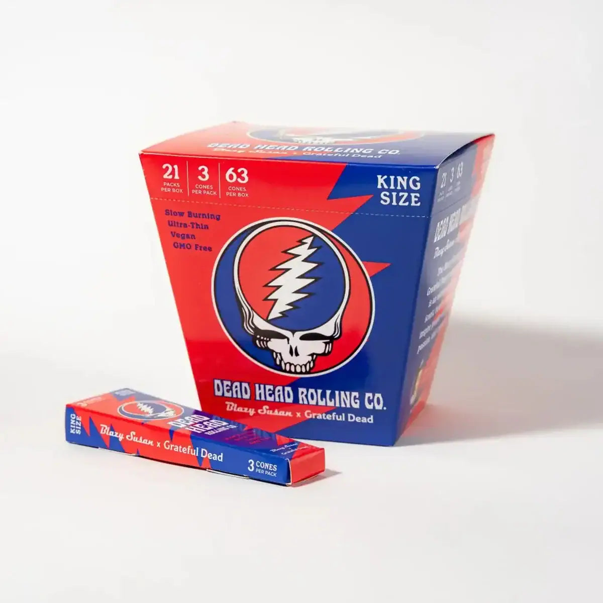 Blazy Susan Grateful Dead Pre Rolled Cones Full Box