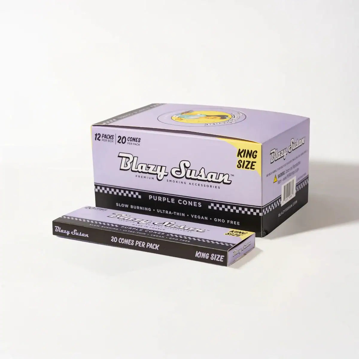 Blazy Susan Purple Pre Rolled Cones 20ct Full Box